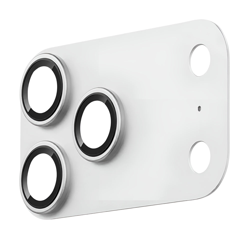 Beschermfolie Achtercamera Lito Crown Halo AR + AF voor Apple iPhone 18 Pro Max, Gehard Glas, Zilver