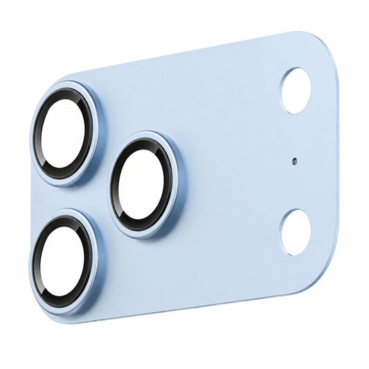 Beschermfolie Achtercamera Lito Crown Halo AR + AF voor Apple iPhone 18 Pro Max, Gehard Glas, Blauw