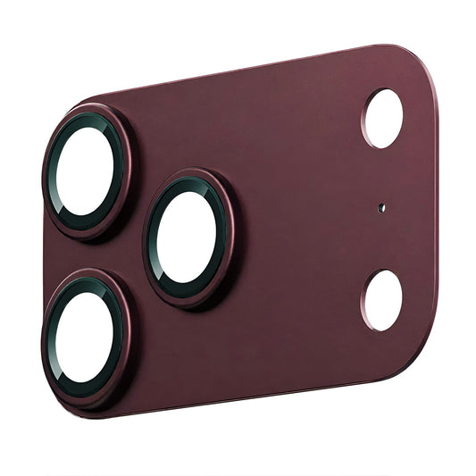 Beschermfolie Achtercamera Lito Crown Halo AR + AF voor Apple iPhone 18 Pro Max, Gehard Glas, Bordeauxrood