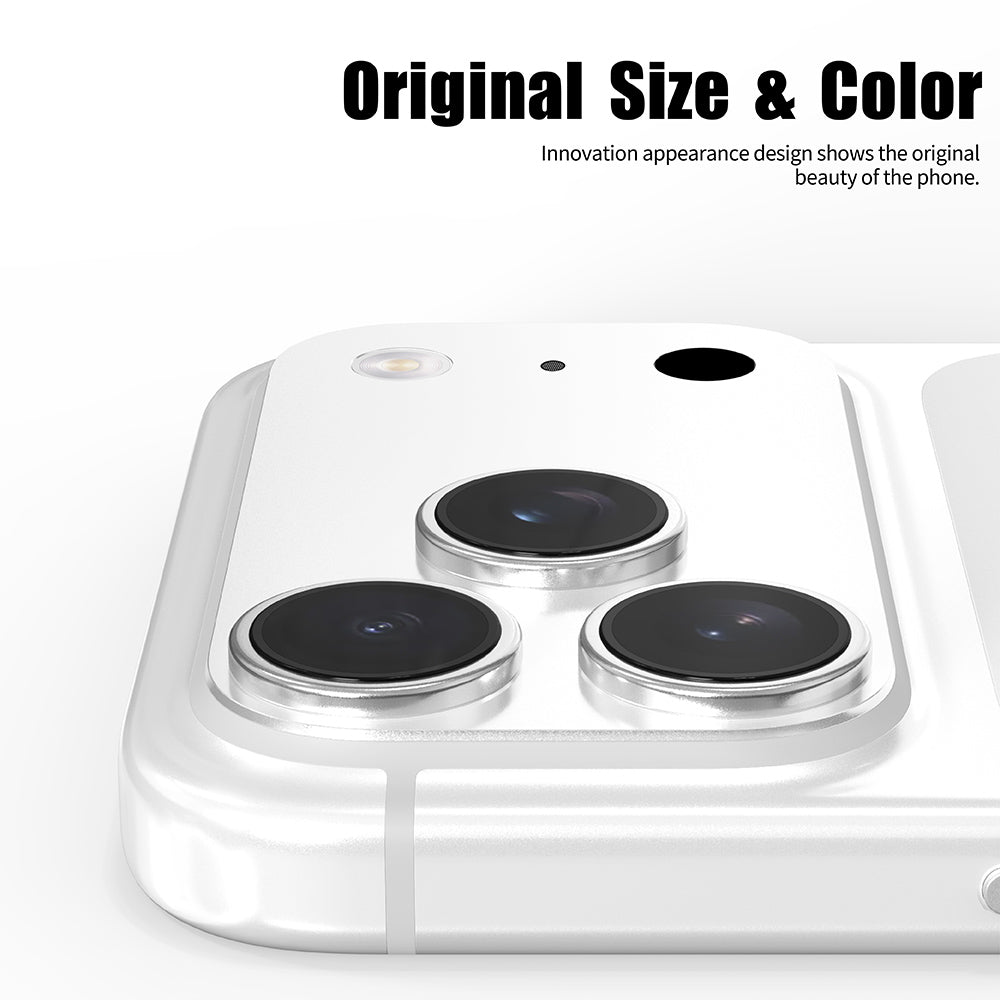 Beschermfolie Achtercamera Lito Crown Halo AR + AF voor Apple iPhone 18 Pro Max, Gehard Glas, Bordeauxrood