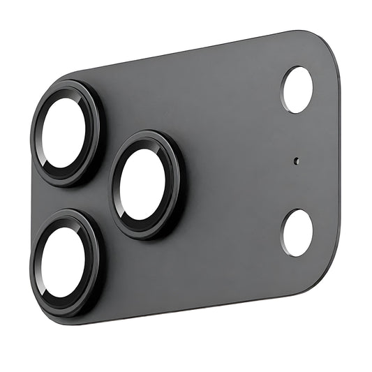 Beschermfolie Achtercamera Lito Crown Halo AR + AF voor Apple iPhone 18 Pro, Gehard Glas, Zwart