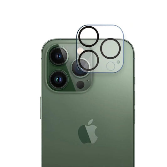 Lito S+ Achtercamera Beschermfolie voor Apple iPhone 13 Pro Max / 13 Pro, Gehard Glas, Zwart
