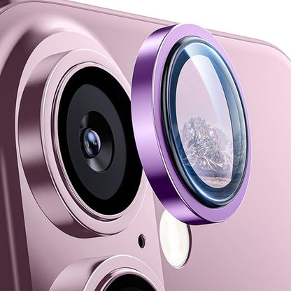 Beschermfolie Achtercamera Lito S+ voor Apple iPhone 16 Plus / 16, Gehard Glas, Roze