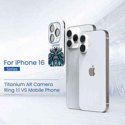 Lito S+ Achtercamera Beschermfolie voor Apple iPhone 16 Pro Max / 16 Pro, Gehard Glas, Zwart