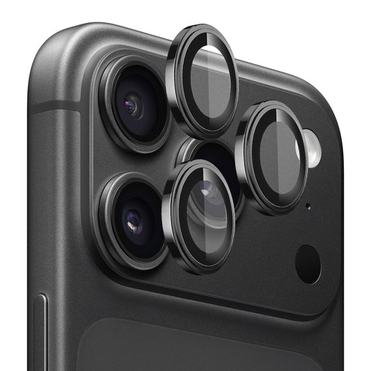 Achtercamera beschermfolie Lito S+ voor Apple iPhone 18 Pro / 18 Pro Max, gehard glas, zwart