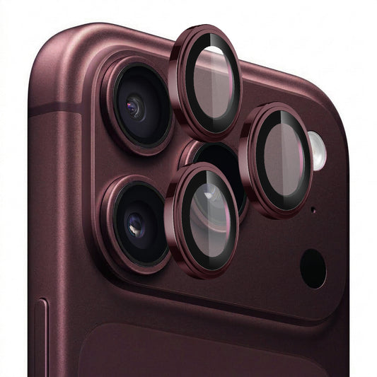 Beschermfolie Achtercamera Lito S+ voor Apple iPhone 18 Pro / 18 Pro Max, Gehard Glas, Bordeaux