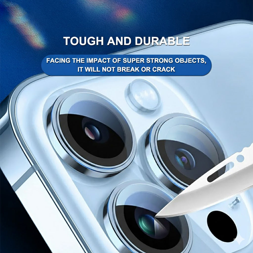 Beschermfolie Achtercamera Lito S+ voor Apple iPhone 18 Pro / 18 Pro Max, Gehard Glas, Bordeaux