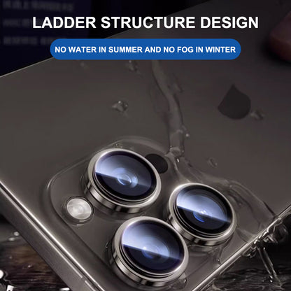 Beschermfolie Achtercamera Lito Titanium AR voor Apple iPhone 17 Air, Gehard Glas, Blauw
