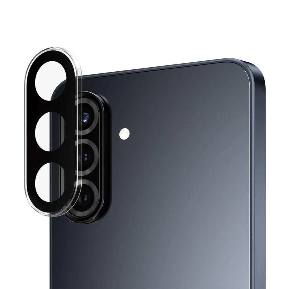 Beschermfolie PanzerGlass Hoops voor de achtercamera van Samsung Galaxy A36 A366, Gehard Glas, Transparant