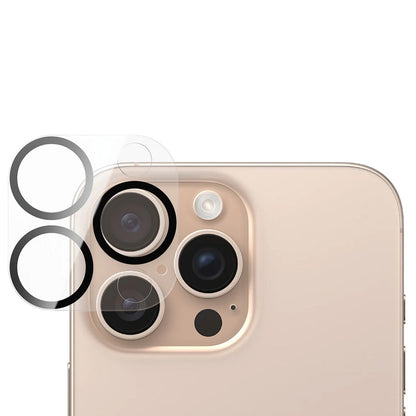 Beschermfolie Achtercamera PanzerGlass PicturePerfect voor Apple iPhone 16 Pro Max / 16 Pro, Gehard Glas, Transparant