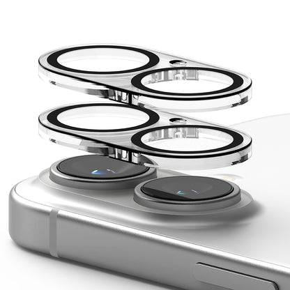Ringke Achtercamera Beschermfolie voor Apple iPhone 16 Plus / 16, Gehard Glas, Set van 2 Stuks, Transparant