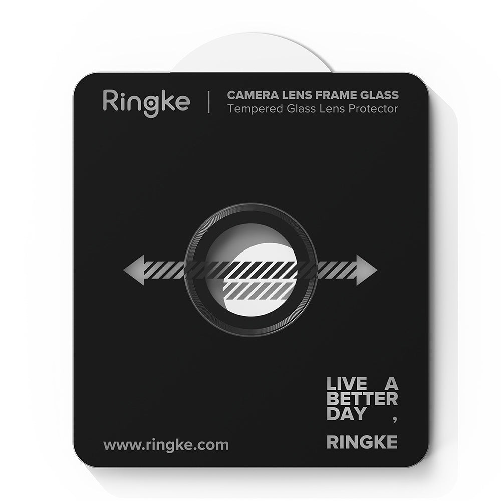 Beschermfolie Ringke Achtercamera voor Apple iPhone 17 Air, Gehard Glas, Zwart