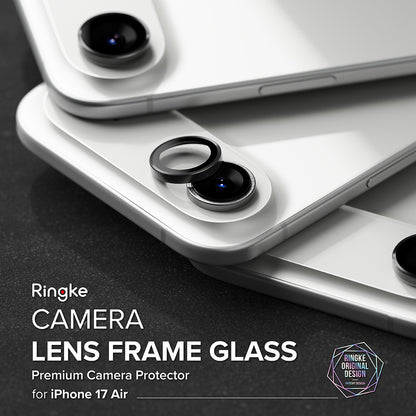 Beschermfolie Ringke Achtercamera voor Apple iPhone 17 Air, Gehard Glas, Zwart
