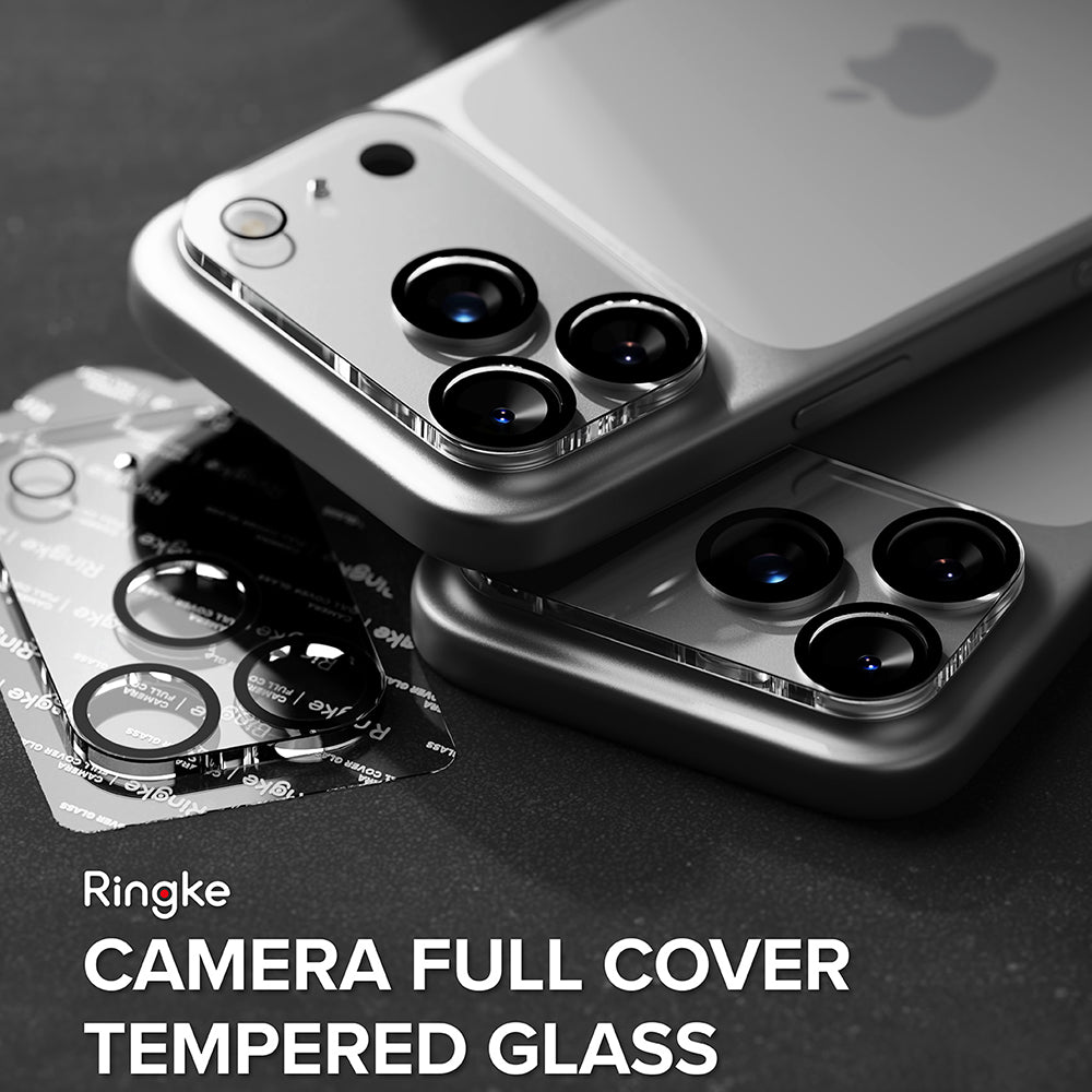 Ringke achtercamera beschermfolie voor Apple iPhone 18 Pro Max, gehard glas, set van 2 stuks, transparant