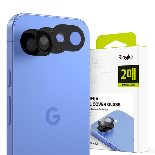 Beschermfolie Achtercamera Ringke voor Google Pixel 10a, Gehard Glas, Set van 2 stuks, Transparant