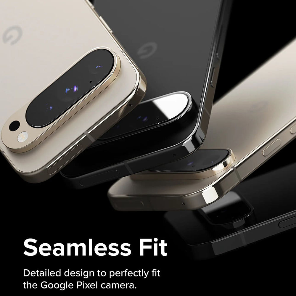 Ringke Rear Camera Protection Film for Google Pixel 9 Pro XL, Tempered Glass, Set of 3 Pieces, Transparent