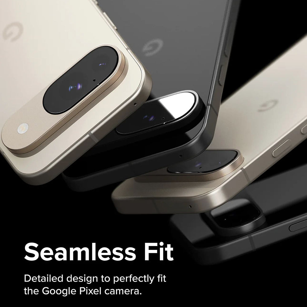 Ringke Rear Camera Protection Film for Google Pixel 9, Tempered Glass, Set of 3 Pieces, Transparent