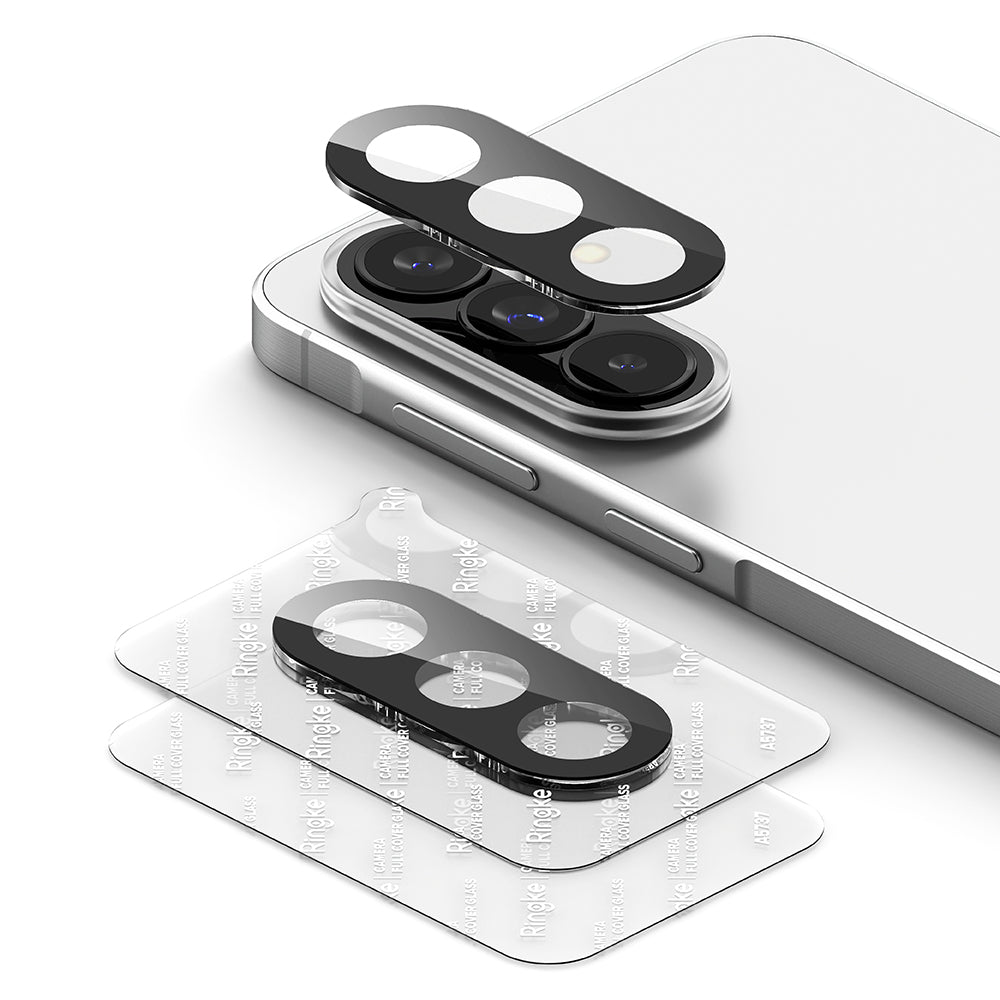 Ringke Rear Camera Protection Film for Samsung Galaxy A57 5G / A37 5G, Tempered Glass, Set of 2 Pieces, Transparent