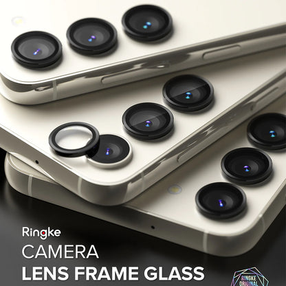 Ringke Rear Camera Protection Film for Samsung Galaxy S23+ S916 / S23 S911, Tempered Glass, Black
