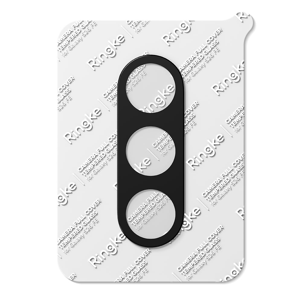 Ringke achtercamera beschermfolie voor Samsung Galaxy S26 FE S741, gehard glas, set van 2 stuks, zwart