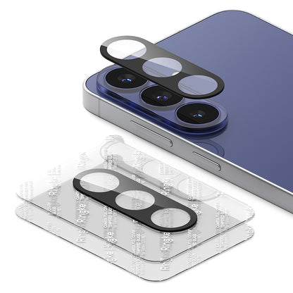 Ringke achtercamera beschermfolie voor Samsung Galaxy S26 FE S741, gehard glas, set van 2 stuks, zwart