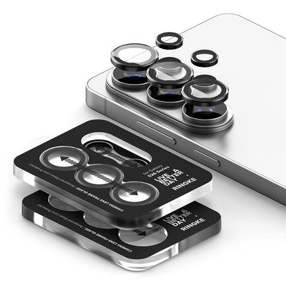 Beschermfolie Ringke Achtercamera voor Samsung Galaxy S26 Ultra S948, Gehard Glas, Set van 2 stuks, Zwart