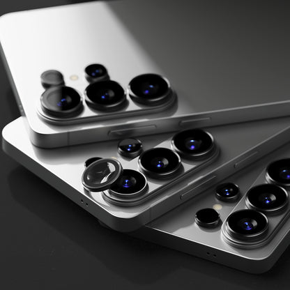Beschermfolie Ringke Achtercamera voor Samsung Galaxy S26 Ultra S948, Gehard Glas, Set van 2 stuks, Zwart