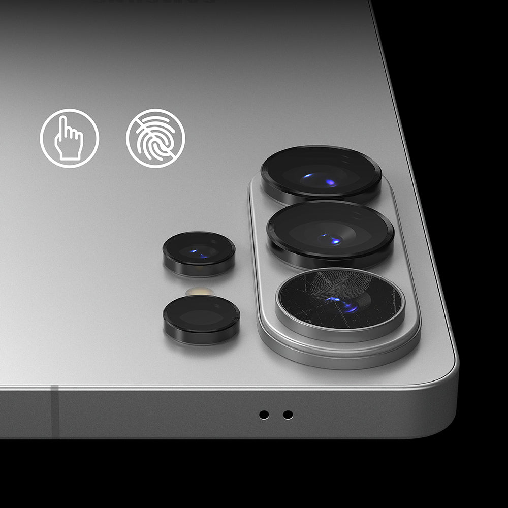 Beschermfolie Ringke Achtercamera voor Samsung Galaxy S26 Ultra S948, Gehard Glas, Set van 2 stuks, Zwart