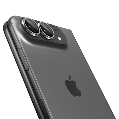 Achtercamera beschermfolie Spigen GlastR EZ FIT Optik Pro voor Apple iPhone Duo, gehard glas, set van 2 stuks, grijs AGL12012