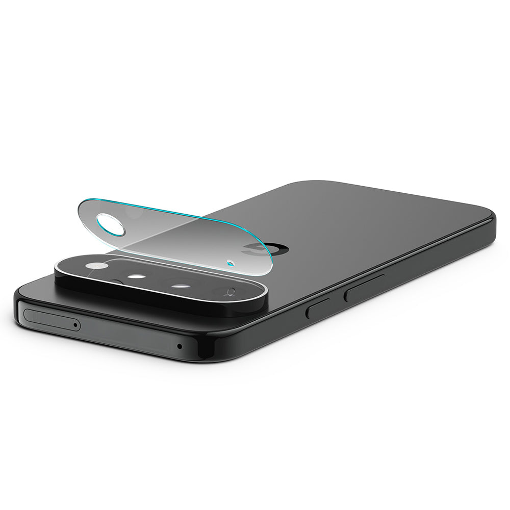 Beschermfolie Achtercamera Spigen GlastR EZ FIT Optik Pro voor Google Pixel 11, Gehard Glas, Set van 2 stuks, Zwart AGL11479