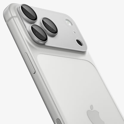 Achtercamera beschermfolie Spigen GlastR EZ FIT Optik Pro XL voor Apple iPhone 18 Pro Max, gehard glas, zilver AGL12042