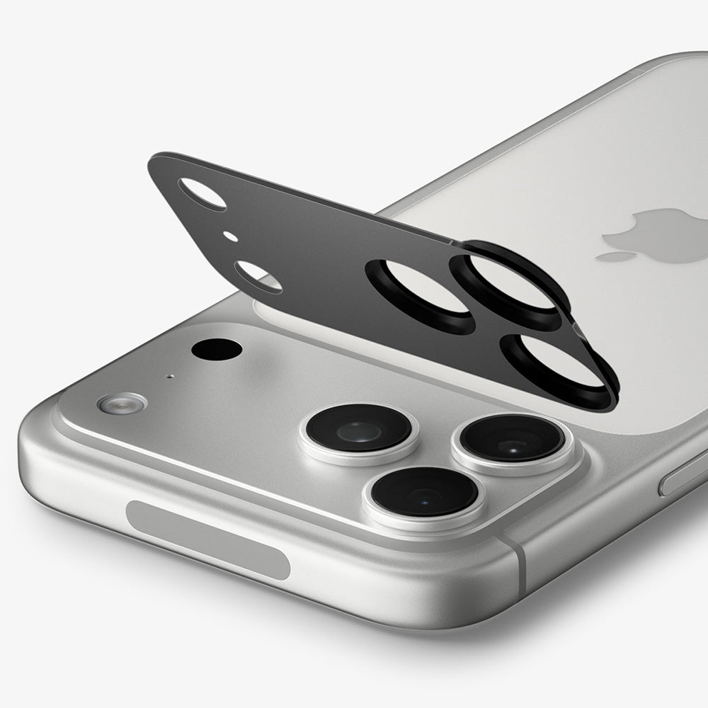 Beschermfolie Achtercamera Spigen GlastR EZ FIT Optik Pro XL voor Apple iPhone 18 Pro Max, Gehard Glas, Donkergrijs AGL12039