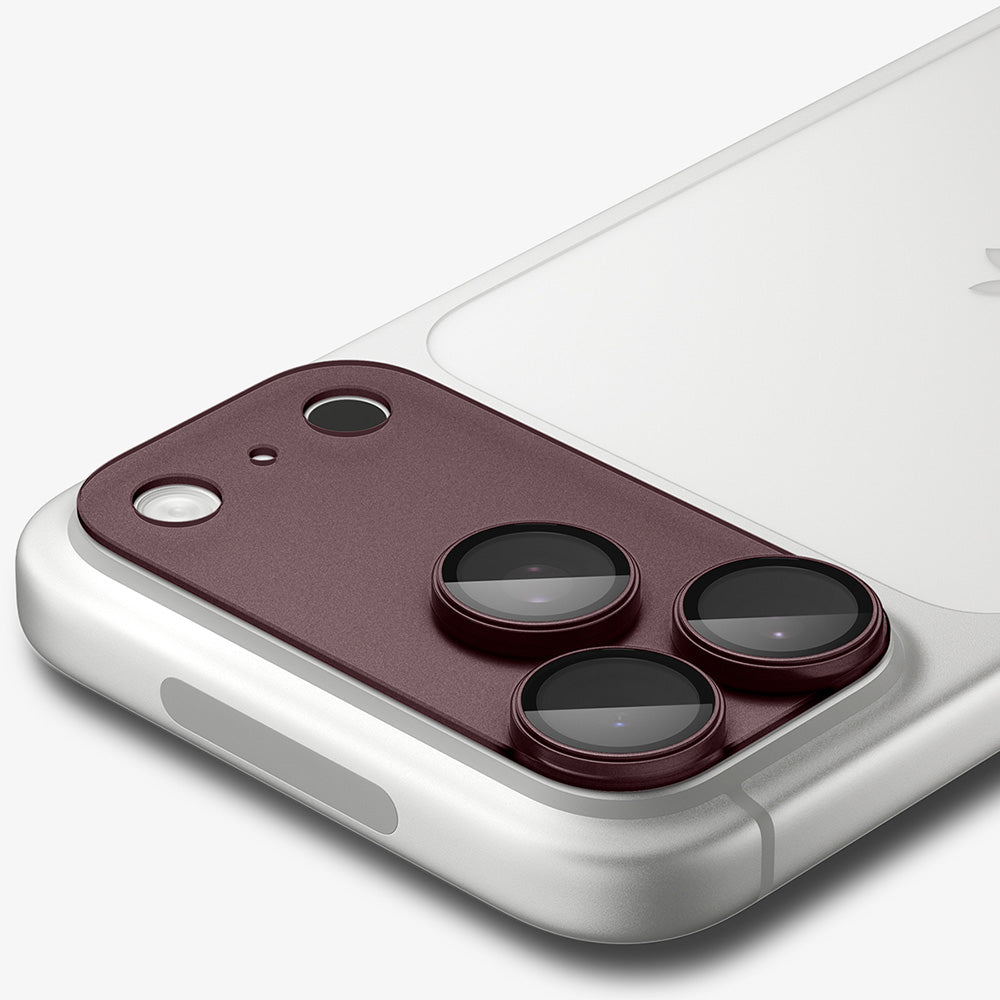 Beschermfolie Achtercamera Spigen GlastR EZ FIT Optik Pro XL voor Apple iPhone 18 Pro Max, Gehard Glas, Bordeaux AGL12040