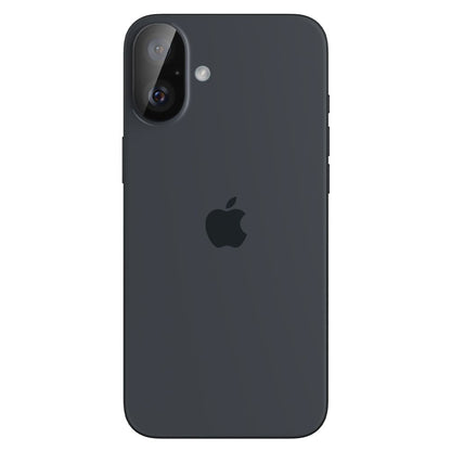 Beschermfolie Achtercamera Spigen GlastR Optik voor Apple iPhone 16 Plus / 16, Gehard Glas, Set van 2 stuks, Zwart AGL07922