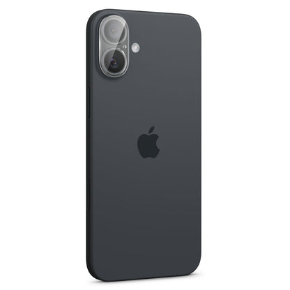 Spigen GlastR Optik Achtercamera Beschermfolie voor Apple iPhone 16 Plus / 16, Gehard Glas, Set van 2 Stuks, Transparant AGL07923