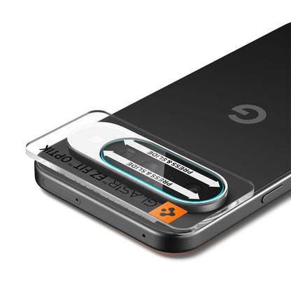 Spigen GlastR Optik Achtercamera Beschermfolie voor Google Pixel 10, Gehard Glas, Set van 2 Stuks, Transparant AGL09661