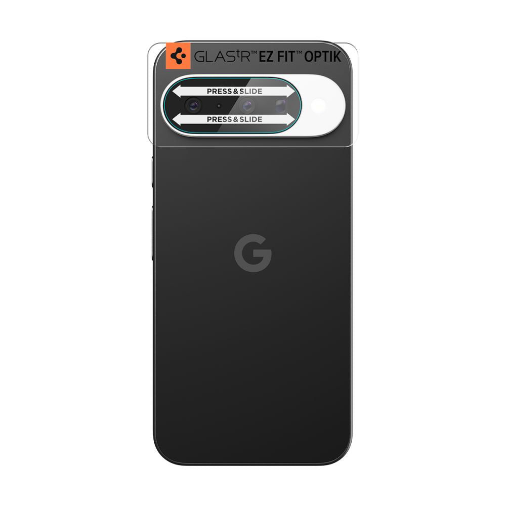 Spigen GlastR Optik Achtercamera Beschermfolie voor Google Pixel 10, Gehard Glas, Set van 2 Stuks, Transparant AGL09661