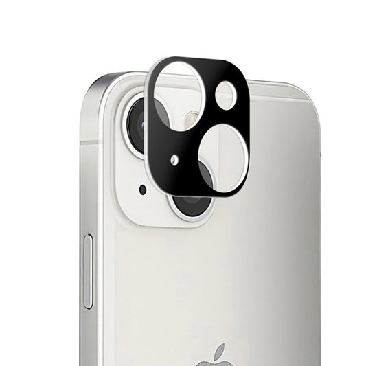 Techsuit Achtercamera Beschermfolie voor Apple iPhone 13 mini / 13, Gehard Glas, Zwart