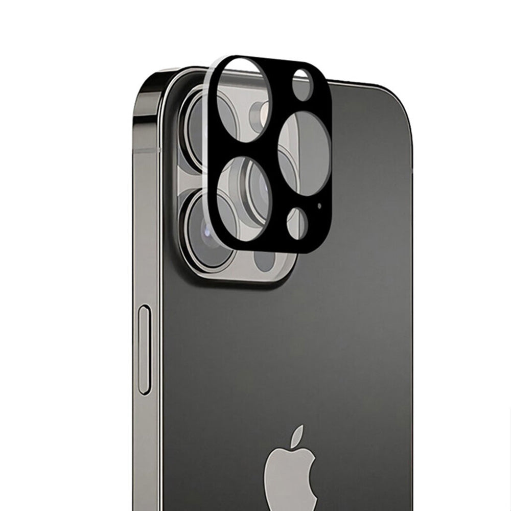 Techsuit Achtercamera Beschermfolie voor Apple iPhone 13 Pro Max / 13 Pro, Gehard Glas, Zwart
