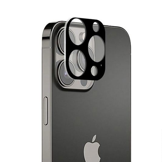 Techsuit Achtercamera Beschermfolie voor Apple iPhone 13 Pro Max / 13 Pro, Gehard Glas, Zwart