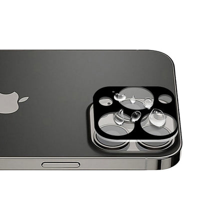 Techsuit Achtercamera Beschermfolie voor Apple iPhone 13 Pro Max / 13 Pro, Gehard Glas, Zwart