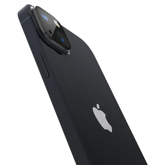 Techsuit Achtercamera Beschermfolie voor Apple iPhone 14 Plus / 14, Gehard Glas, Zwart