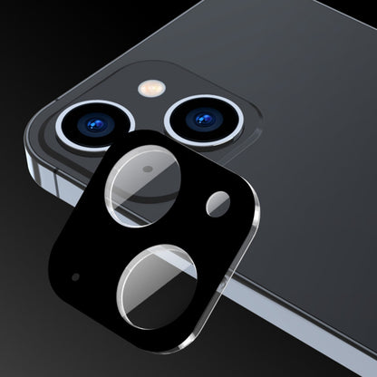 Techsuit Achtercamera Beschermfolie voor Apple iPhone 15 Plus / 15, Gehard Glas, Zwart