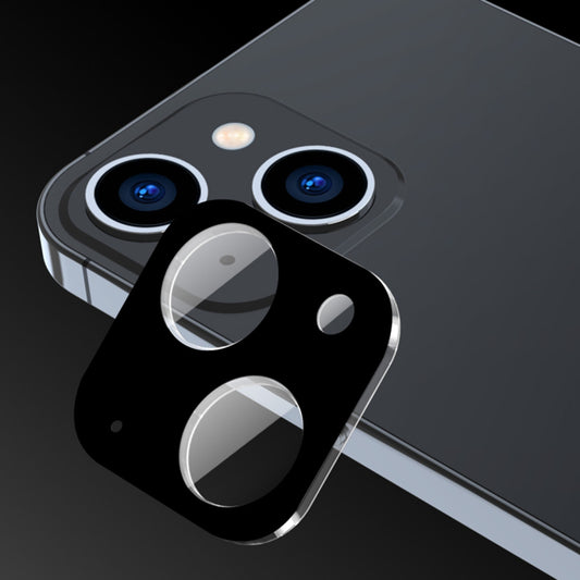Techsuit Achtercamera Beschermfolie voor Apple iPhone 15 Plus / 15, Gehard Glas, Zwart