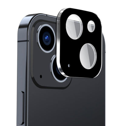 Techsuit Achtercamera Beschermfolie voor Apple iPhone 15 Plus / 15, Gehard Glas, Zwart