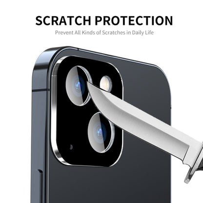 Techsuit Achtercamera Beschermfolie voor Apple iPhone 15 Plus / 15, Gehard Glas, Zwart
