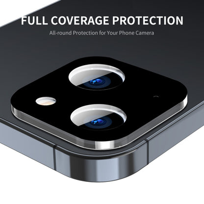 Techsuit Achtercamera Beschermfolie voor Apple iPhone 15 Plus / 15, Gehard Glas, Zwart