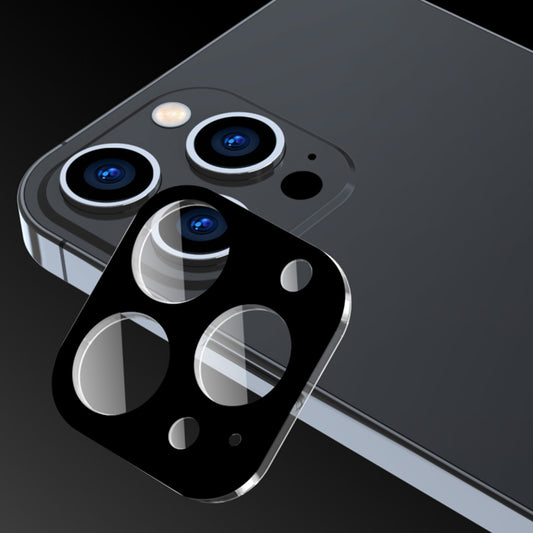 Techsuit Achtercamera Beschermfolie voor Apple iPhone 15 Pro Max / 15 Pro, Gehard Glas, Zwart