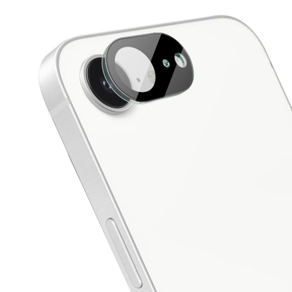 Techsuit Achtercamera Beschermfolie voor Apple iPhone 17e / 16e, Gehard Glas, Zwart