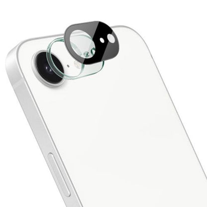 Techsuit Achtercamera Beschermfolie voor Apple iPhone 17e / 16e, Gehard Glas, Zwart